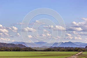 Landscape view in Rankin Bottoms, Newport, Tennessee, USA