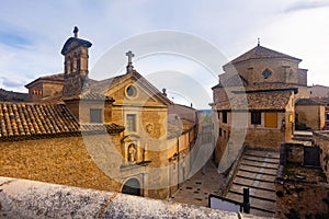 Landscape with a view of San Pedro Church and the Carmelite Monastery in Cuenca