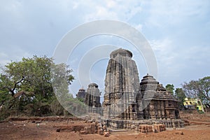 Landscape View of Suka Sari Temple in Bhubaneswar - Odisha, India