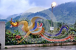 Landscape view of Sun Moon Lake  famous landmark at Nantou  Taiwan