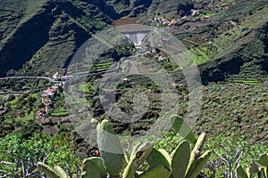 Landscape View of the village of La Palma, photo