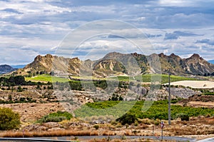 Landscape view of Villanueva near Murcia in Spain photo