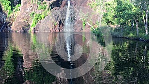 Landscape view of Wangi Falls in Litchfield National Park in the Territory of