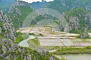 Landscape viewpoint in thailand