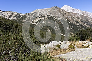 Landscape with Vihren Peak, Pirin Mountain, Bulgaria