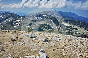 Landscape from Vihren Peak to Vlahini lakes, Pirin Mountain