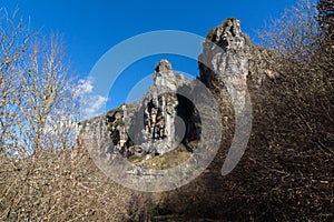 Landscape of Vikos gorge and Pindus Mountains, Zagori, Epirus, Greece