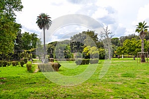 Landscape of Villa Doria Pamphili in Rome