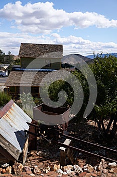 Landscape of Virginia City, Nevada