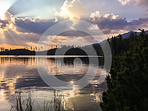 Strebské jezero na Slovensku