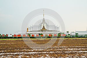 Landscape wat thai at chachoengsao