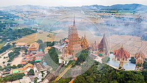 Landscape of Wat Tham Suea, Kanchanaburi