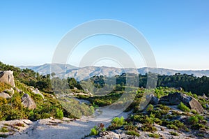 Landscape, way to PoÃ§o Azul, National Park of Peneda-Geres, Portugal