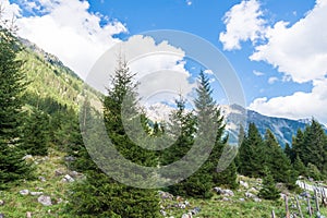 Landscape of the Weisspriachtal in Lungau, Austria