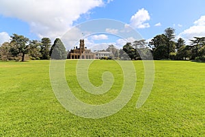 The landscape in werribee park ,melbourne,australia