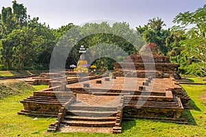 Landscape with Wiang Kam, The ancient city near Chiang Mai, Thailand