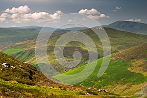 Landscape of Wicklow Mountains National Park