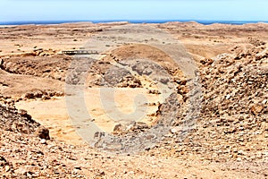 Landscape of wildness desert . photo