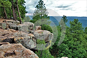 Landscape at Woods Canyon Lake, Coconino County, Arizona, United States