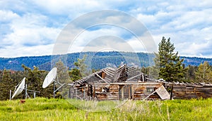 Landscape at Xatsull Heritage Village in British Columbia