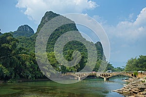 Landscape of Xinping,Guilin