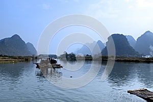 Landscape in Yangshuo Guilin, China