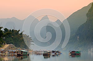 Landscape in Yangshuo Guilin, China