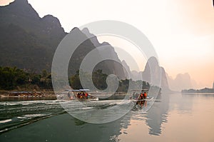 Landscape in Yangshuo Guilin, China