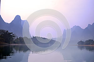 Landscape in Yangshuo Guilin, China