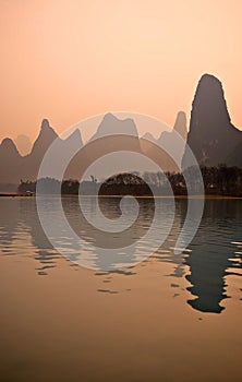 Landscape in Yangshuo Guilin, China