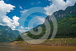 Landscape of Yangtze river in China