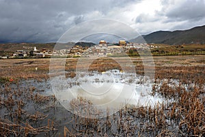 Landscape of Yunnan, China (Shangrila) photo