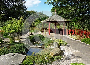 Landscaped Chinese garden