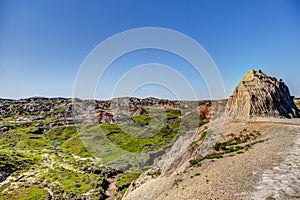 Landscapes in Alberta`s Dinosaur Provincial Park