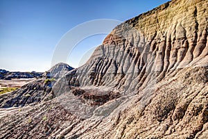 Landscapes in Alberta`s Dinosaur Provincial Park