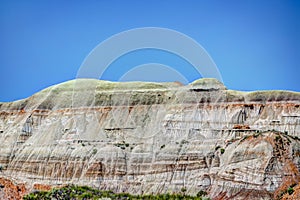 Landscapes in Alberta`s Dinosaur Provincial Park