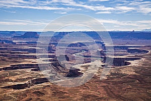 Landscapes of Canyonland National Park in Spring