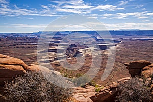 Landscapes of Canyonland National Park in Spring