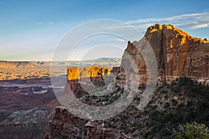Landscapes of Canyonland National Park in Spring