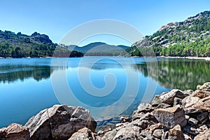 The lake of Ospedale near Porto-Vecchio - Corsica France photo