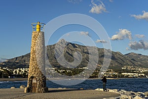 Landscapes of the Costa del Sol, Marbella in the province of Mlaga photo