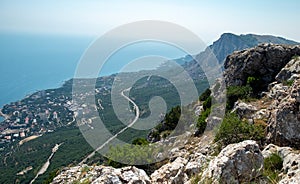 Landscapes of the Crimea peninsula