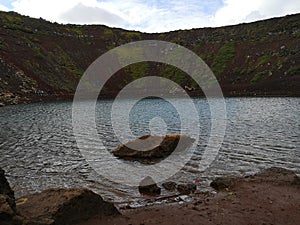 Landscapes of Iceland - Kerid volcanic Crater