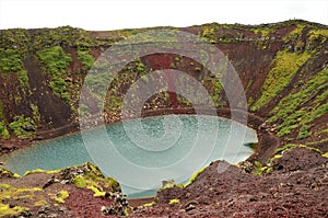 Landscapes of Iceland - Kerid volcanic Crater