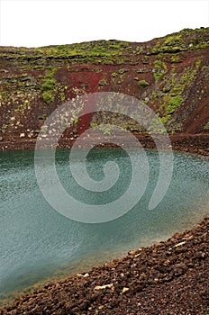 Landscapes of Iceland - Kerid volcanic Crater