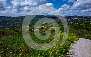 Landscapes of the island of Cyprus