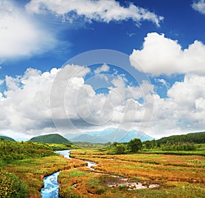 Landscapes on Kamchatka