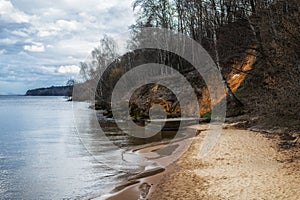 Landscapes of Kyiv sea in Kyiv region, Ukraine