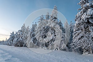 Landscapes in Lapland near Sirkka, Finland