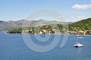 Landscapes of Lopud Island, Croatia